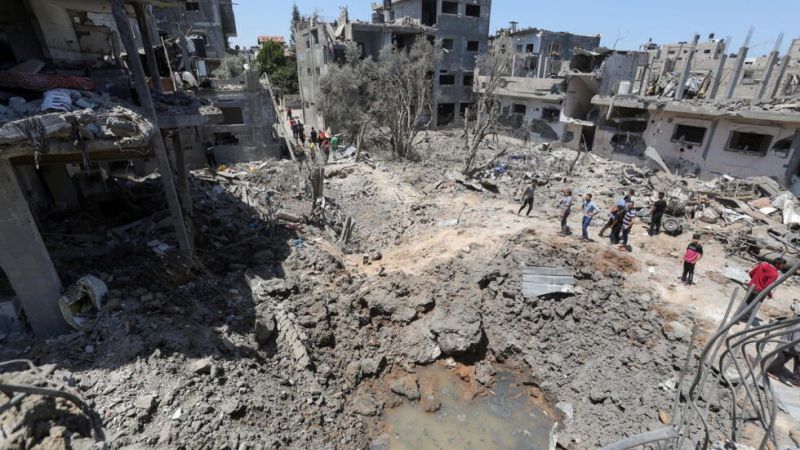 فلسطين: شهداء وجرحى بقصف الاحتلال منزلا لعائلة ارحيم في حي الزيتون بغزة