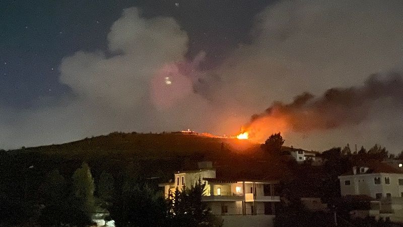 لبنان: قصف وتحليق للطيران التجسسي الصهيوني فوق قرى قضاءي صور وبنت جبيل