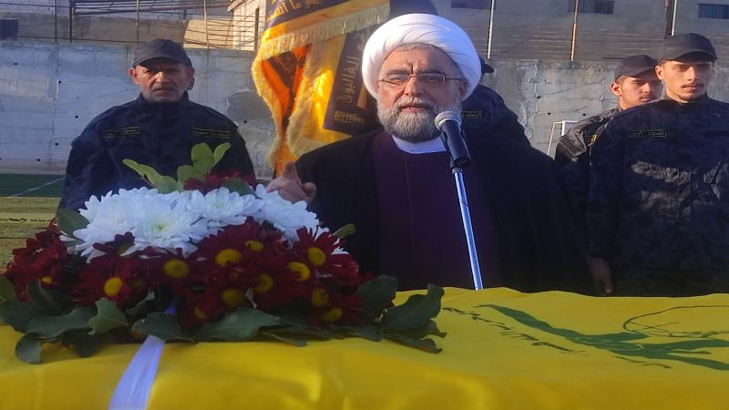 حزب الله شيّع فقيد الجهاد والمقاومة الجريح الحاج محمد نجيب أمهز في الهرمل
