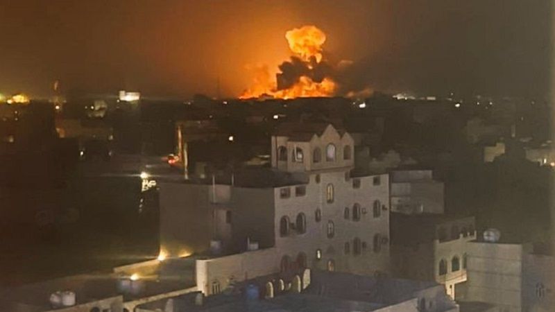 تجدد العدوان الأميركي-البريطاني على اليمن