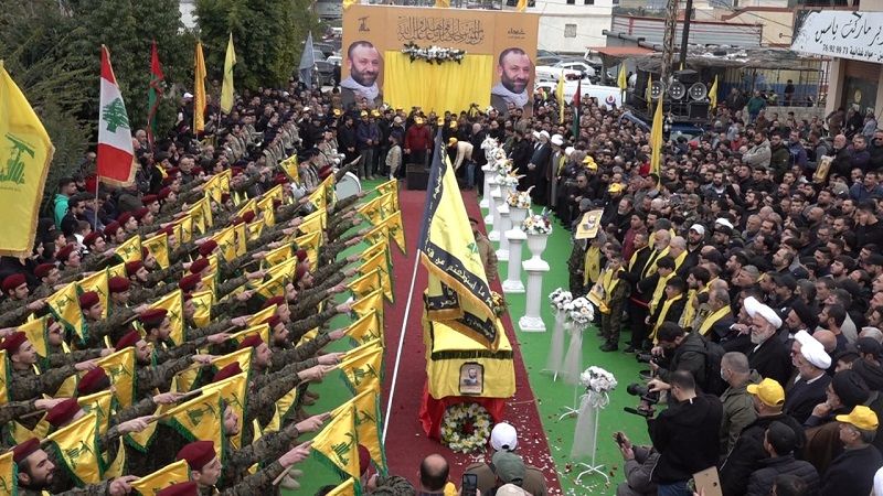 حزب الله يشيّع الشهيد حسن صالح في عدشيت