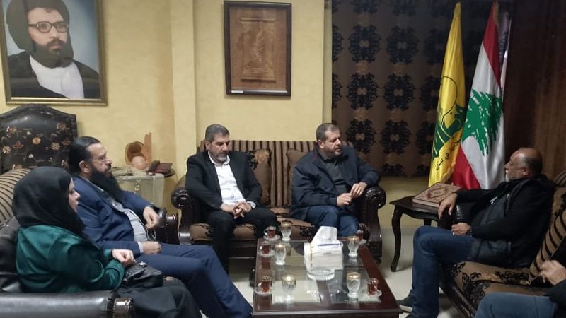 حزب الله في صيدا استقبل وفدًا من حزب البعث: المقاومة طريق التحرير الوحيد