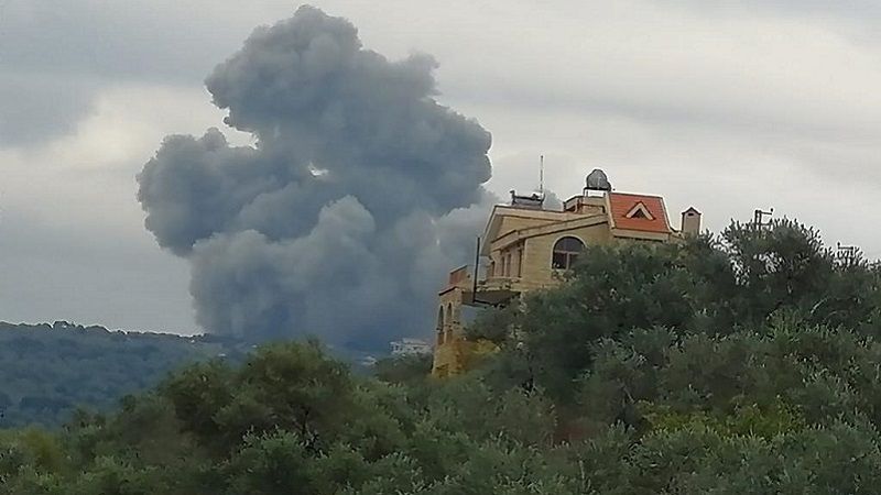 لبنان: الطيران الحربي الصهيوني يشنّ غارة جوية بالصواريخ على بلدة العديسة