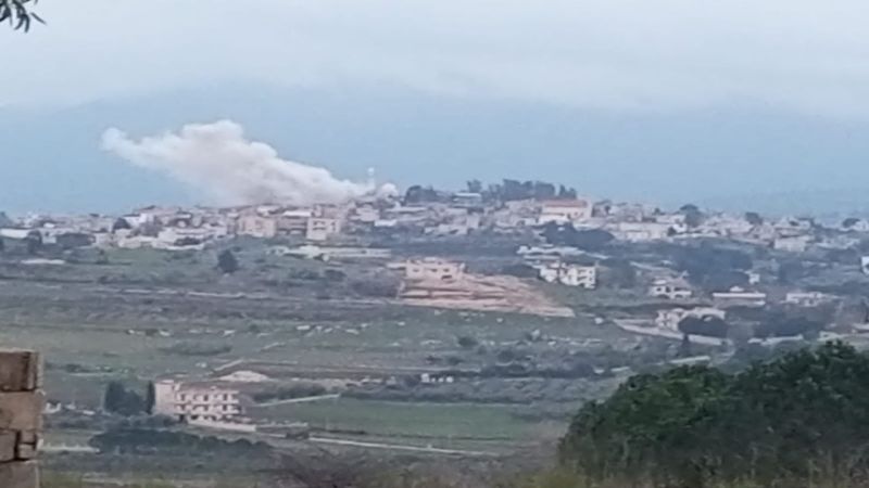 لبنان: غارتان على يارون استهدفتا الحرج في البلدة وحي البيادر