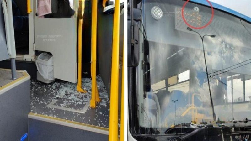 إصابتان بعملية إطلاق نار على حافلة مستوطنين شرقي قلقيلية وانسحاب المنفذ