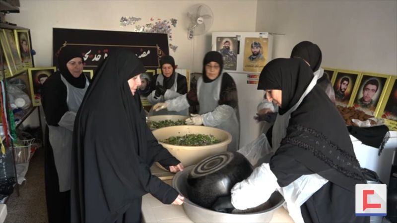 أخوات مضيف السيدة خديجة (ع) يحضرن إفطارًا للمجاهدين