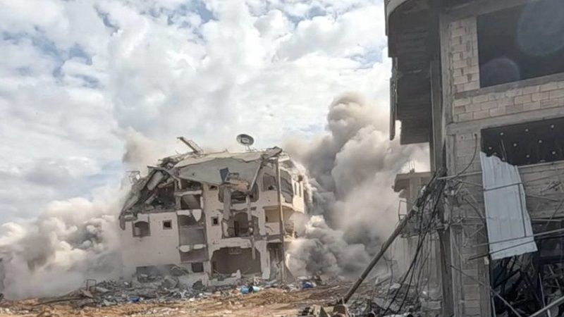 فلسطين المحتلة: طائرات الاحتلال تشن غارة على البريج وسط قطاع غزة