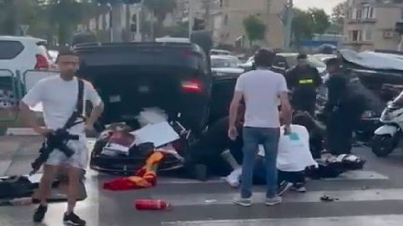 فيديو| إعلام العدو: إصابة "بن غفير" في انقلاب سيارته قرب مكان عملية الطعن في الرملة