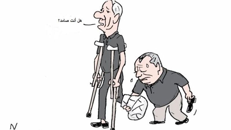 كاريكاتور من إعلام العدو: قادة الكيان محط سخرية الصحافة