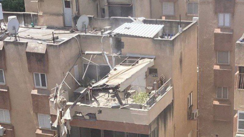 بالصور والفيديو: أضرار داخل المباني في كريات شمونة عقب استهدافها بصواريخ المقاومة الإسلامية