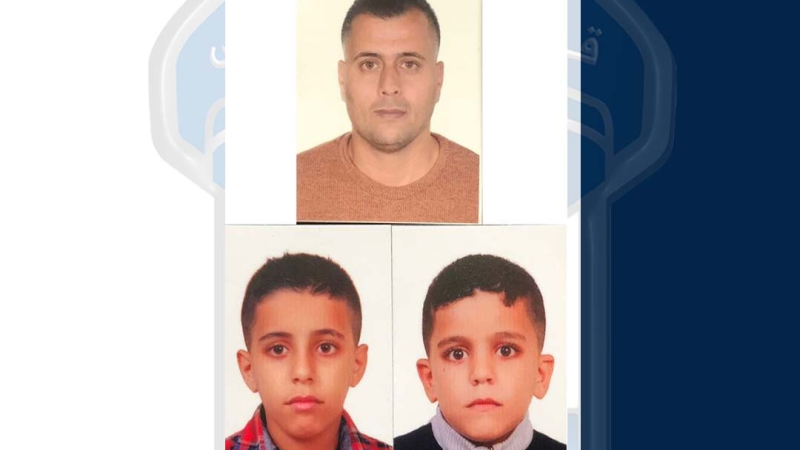 لبنان: قوى الأمن عمّمت صورة فلسطيني وولديه غادروا منزلهم في مخيم نهر البارد ولم يعودوا