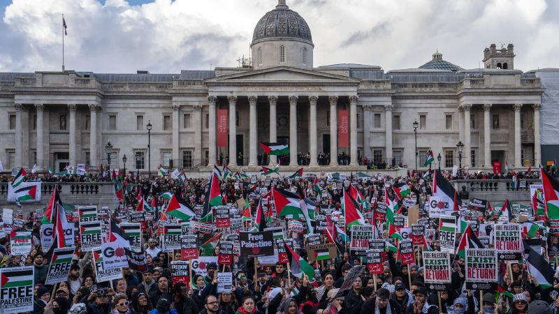 تظاهرات طلابية في فيينا ولندن وبرلين تضامنًا مع فلسطين ورفضًا للعدوان "الإسرائيلي" على غزة