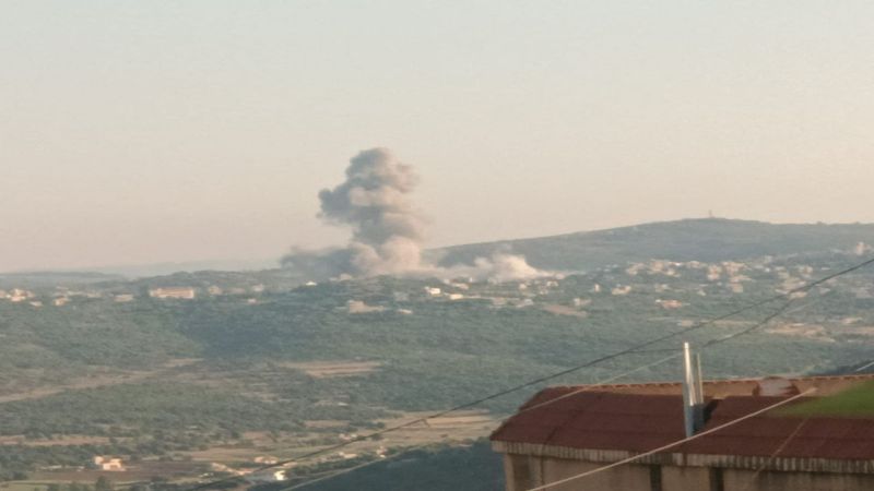 لبنان: الطيران الحربي المعادي يشنّ غارة جوية استهدفت بلدة عيتا الشعب