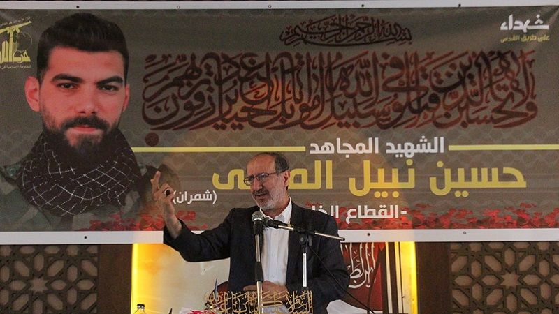 بالصور: القطاع الخامس في حزب الله يقيم مجلس عزاء تكريمًا للشهيد &quot;شمران&quot;