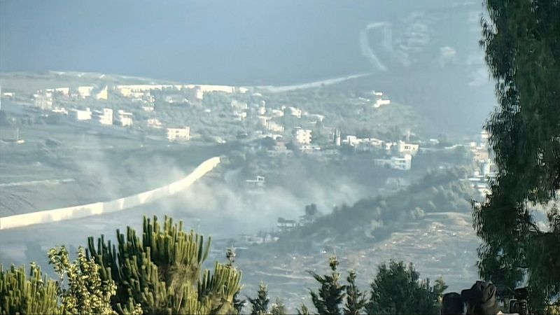 لبنان| قصف مدفعي صهيوني يستهدف منطقة تل النحاس شمال بلدة كفركلا