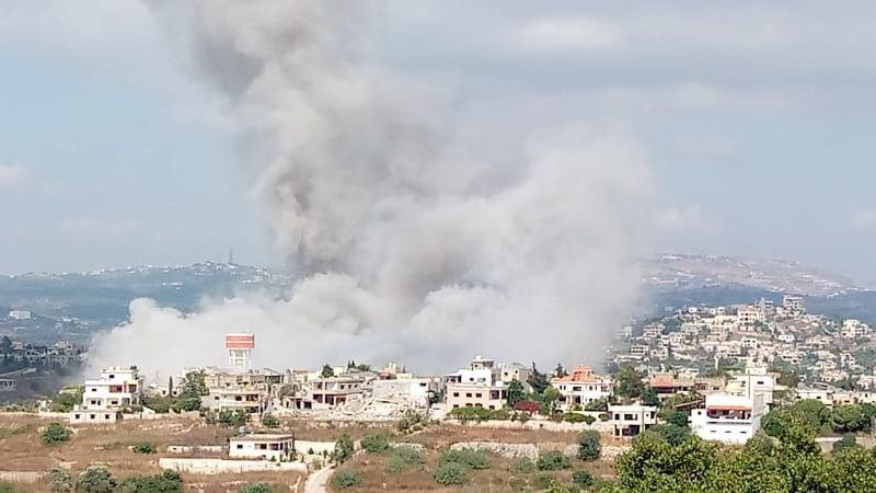 لبنان: الطيران الحربي الصهيوني يشنّ غارة جوية استهدفت بلدة عيتا الشعب الجنوبية