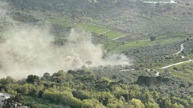 لبنان: قصف مدفعي صهيوني يستهدف أطراف كفرحمام