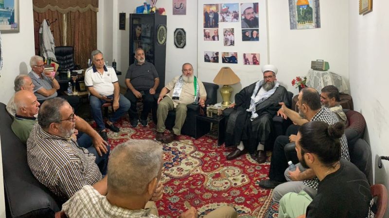 لبنان| الشيخ العيلاني يعقد لقاء في صيدا استنكارًا للمجازر الصهيونية ودعمًا للمقاومة