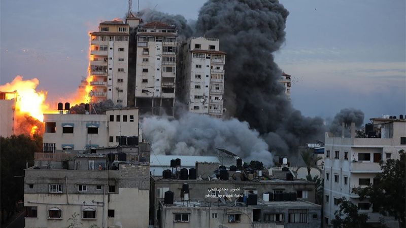 فلسطين: قصف جوي ومدفعي مكثف على منطقة الدعوة شمالي مخيم النصيرات وسط قطاع غزة