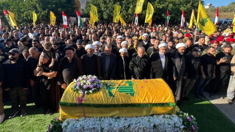 حزب الله يشيّع الشهيد السعيد على طريق القدس مصطفى فواز