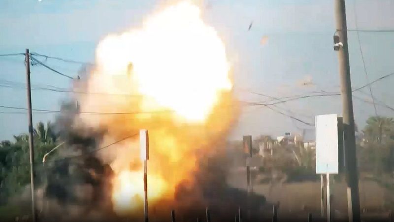 إعلام العدو: إصابتان جراء انفجار عبوة ناسفة في مركبة قرب جنين بالضفة الغربية
