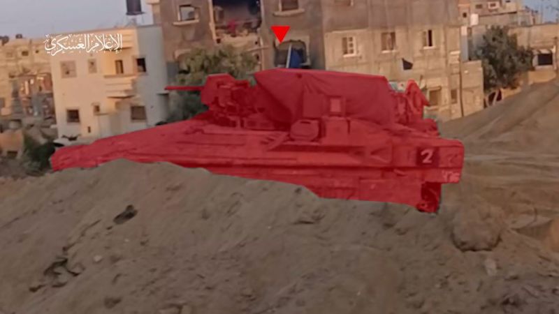  بالفيديو.. تصدّي القسام لآليات العدو في محور التقدم بخان يونس 