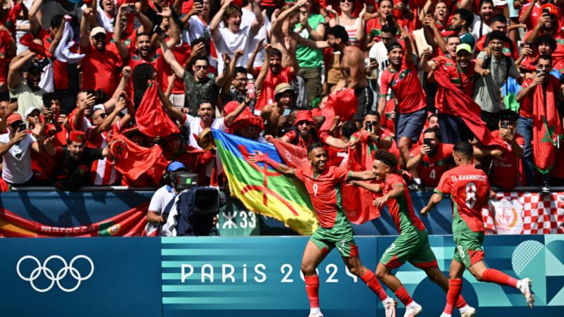 المغرب تفاجئ الأرجنتين في أولمبياد باريس
