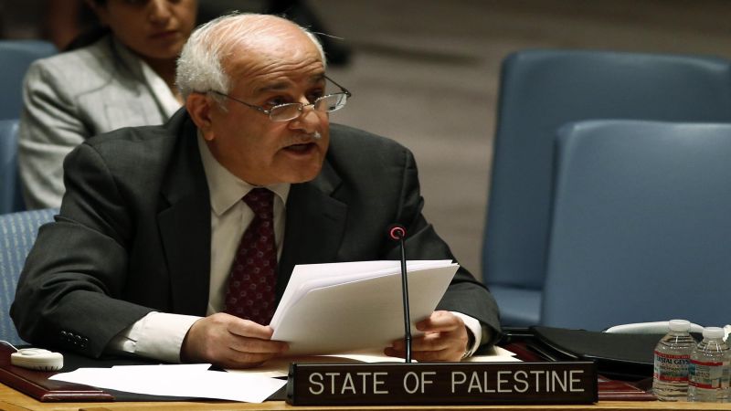 المندوب الفلسطيني لدى الأمم المتحدة: مجلس الأمن فشل في الحد من المعاناة الإنسانية في قطاع غزة
