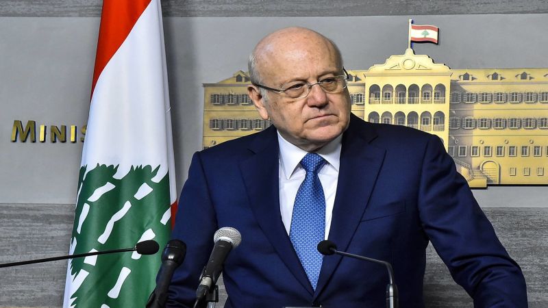 لبنان | ميقاتي أجرى سلسلة إتصالات في اطار متابعة الأوضاع الطارئة: الحل يبقى في التوصل إلى وقف شامل لاطلاق النار