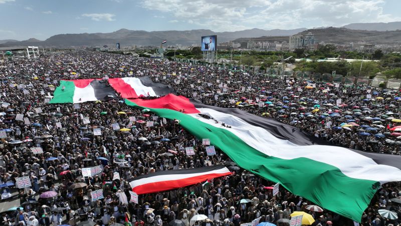 اليمن: مسيرات مليونية أسبوعية لدعم غزة