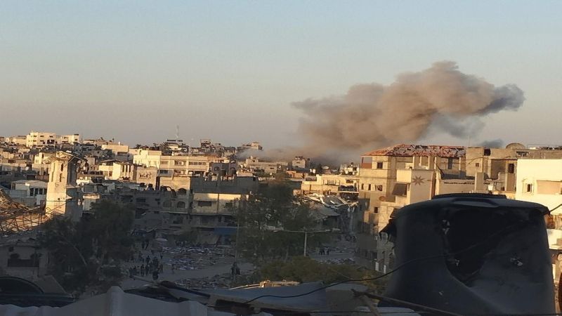 فلسطين| طائرات الاحتلال تقصف منزلًا في حيّ الزيتون في مدينة غزّة