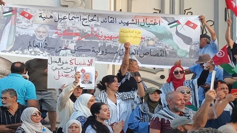 تونس تدين الاعتداء الصهيوني على لبنان وجريمة اغتيال هنية