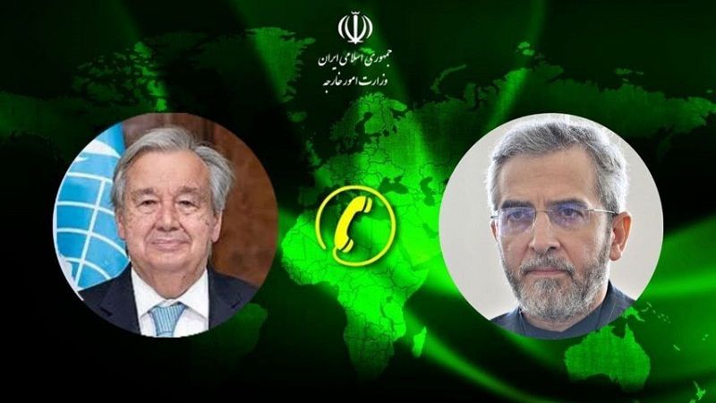 باقري كني لغوتيريش: إيران لن تتخلى عن حقها في الرد على الكيان الصهيوني