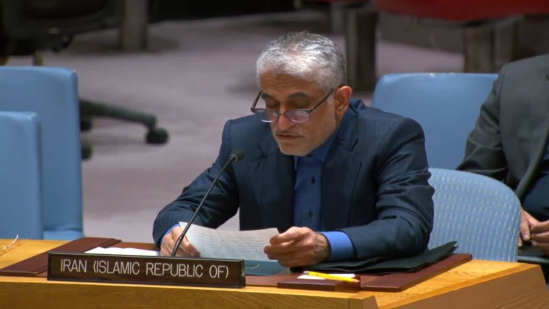 مندوب إيران في الأمم المتحدة: على مجلس الأمن مطالبة 'إسرائيل' بوقف عدوانها فورًا على غزة وفي المنطقة 