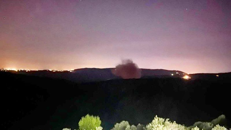 لبنان | الطيران الحربي المعادي يشنّ غارتين جويتين استهدفت محيط منطقة المحمودية 