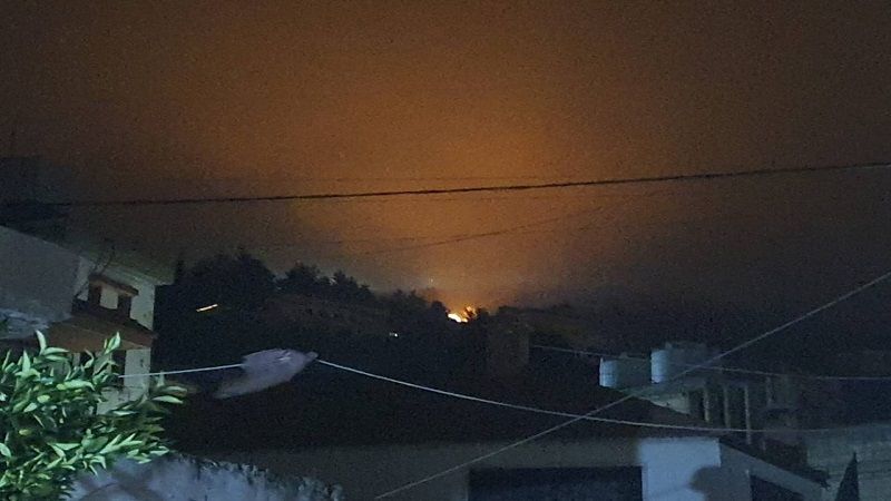 لبنان | الطيران الحربي الصهيوني يشنّ غارتين بالصواريخ استهدفتا بلدة كفركلا