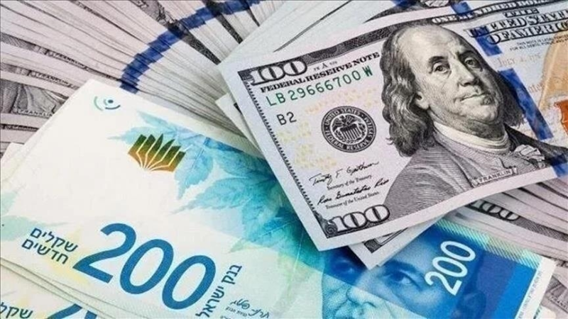 "الشيكل الإسرائيلي" يتهاوى أمام الدولار ليصل إلى مستوى 3.83 شيكل مقابل كل دولار