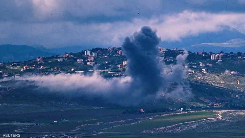 لبنان| الطيران الحربي الصهيوني شن غارة جوية استهدفت بلدة مركبا