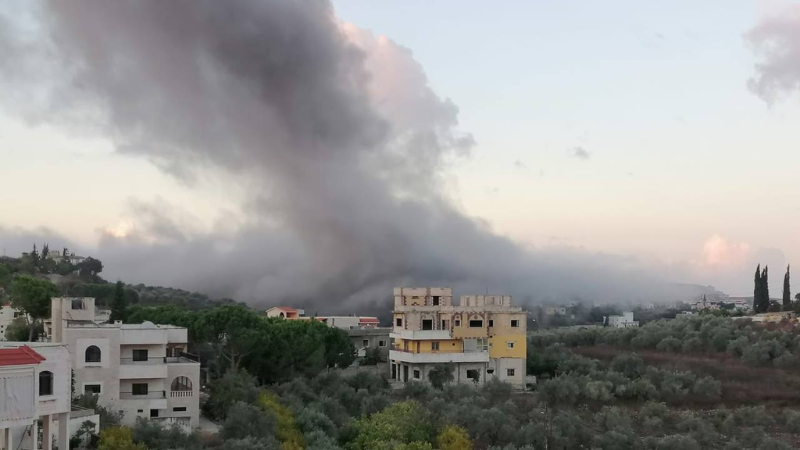 لبنان| غارة جوية استهدفت أطراف بلدة معركة