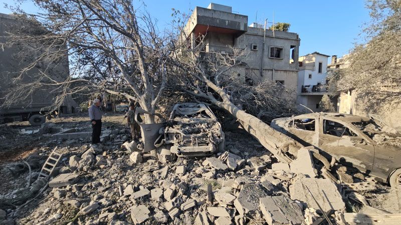 لبنان| شهيدان وجريح في غارة صهيونية على سحمر البقاعية