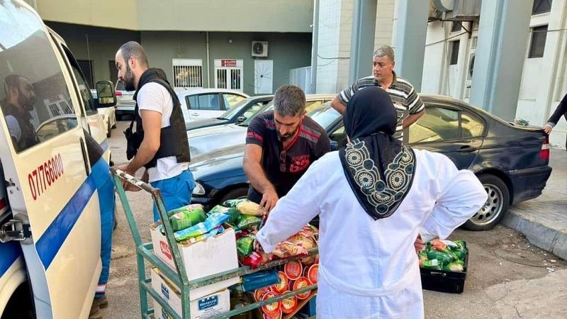 لبنان| بعثة الإغاثة الطبية للعتبة الحسينية قدّمت مواد غذائية إلى مستشفى نبيه بري الحكومي في النبطية