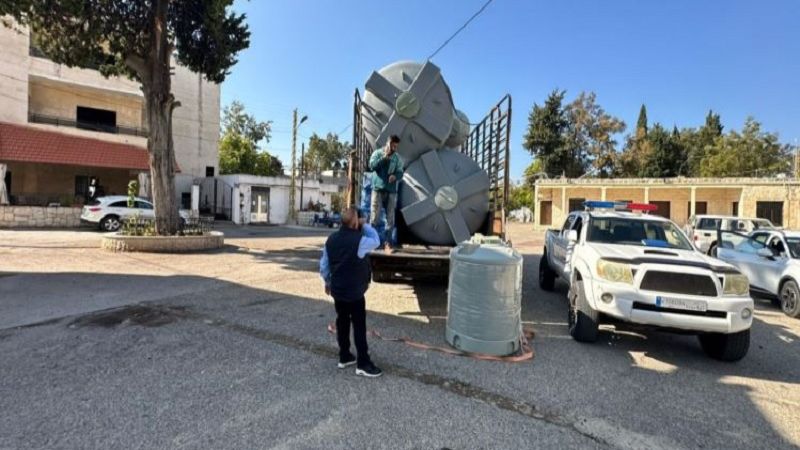 مياه لبنان الجنوبي: تركيب 14خزان مياه ل 7 مراكز إيواء في لبعا وجزين