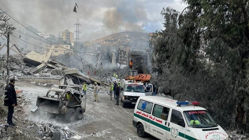 لبنان| غارتان صهيونيتان استهدفتا حي الميدان ومحيط الجبانة في مدينة النبطية