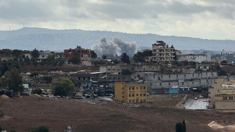 لبنان| طيران العدو يغير على النبطية الفوقا وأطراف زوطر الشرقية