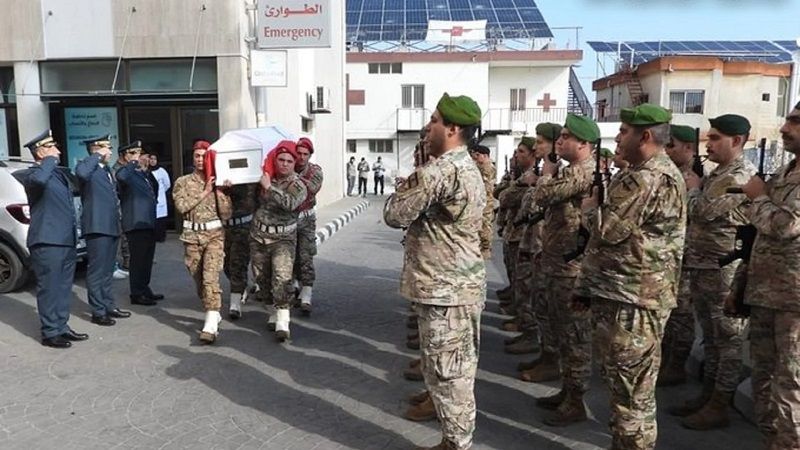 لبنان| الجيش وأهالي جبال البطم يشيّعون الرقيب الشهيد إبراهيم مهنا