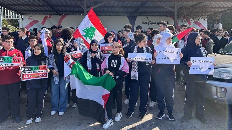 لبنان| طلاب "العُمانيّة" في صيدا حيّوا أطفال غزة على صمودهم الأسطوري في وجه العدو: "نحن أخوة... وفلسطين روح الروح"