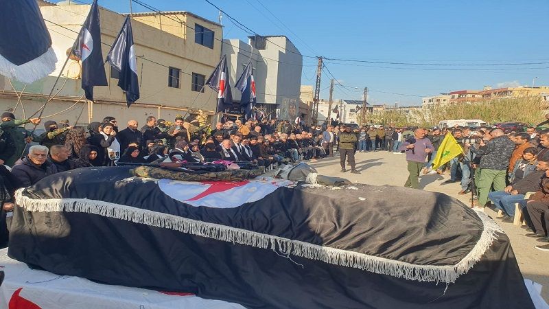 لبنان| القومي شيّع الشهيد حسن علي أرناؤوط في النبطية