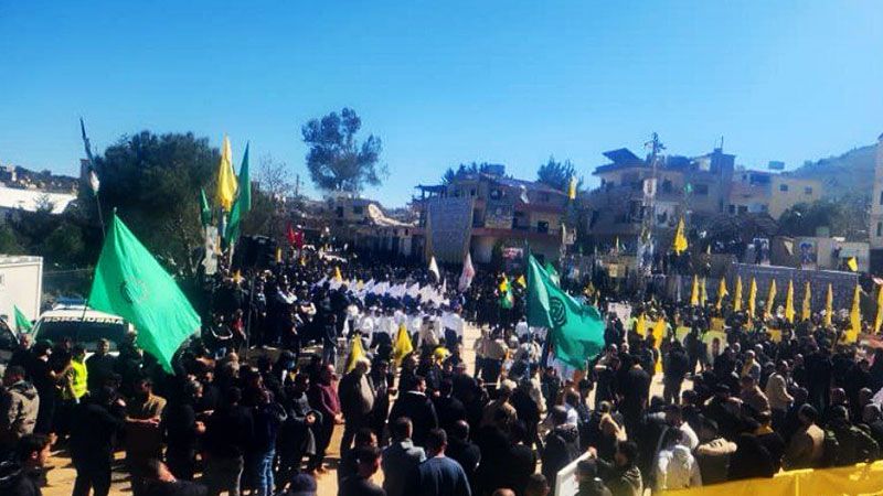 عيترون وعيتا الشعب تحتضنان أبناءهما الشهداء: تشييعٌ حاشد على قدر التضحيات