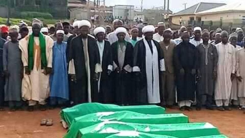 نيجيريا: تشييع 6 شهداء من أصل 11 سقطوا بنيران الشرطة نصرةً للشيخ الزكزاكي
