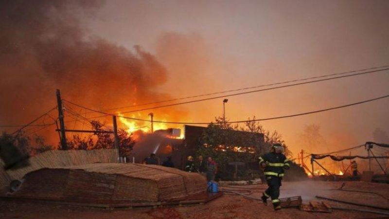 بالفيديو: الحرائق تجتاح  المستوطنات